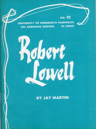Item #280817 Robert Lowell -- No. 92. Jay Martin