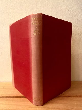 Item #282312 Nineteenth Century Studies: Coleridge to Matthew Arnold. Basil Willey