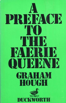 Item #285986 Preface to the Faerie Queene. Graham Hough