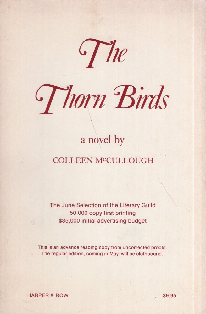 Item #286875 The Thorn Birds. McCullough.