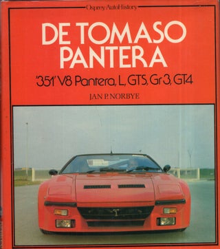 Item #288406 De Tomaso Pantera: '351' V8 Pantera, L, GTS, Gr3, GT4 (Osprey AutoHistory). Jan Norbye