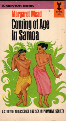 Item #289960 Coming of age in Samoa: A psychological study of primitive youth for western...