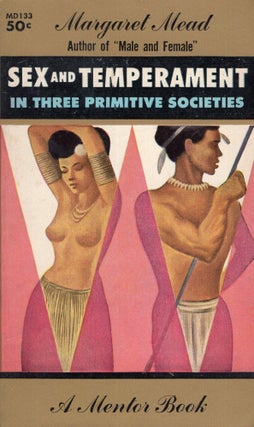 Item #289962 Sex and Temperament in Three Primitive Societies. Margaret Mead