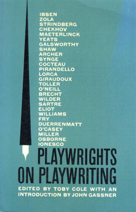 Item #290273 Playwrights on Playwriting: the Meaning and Making of Modern Drama From Ibsen to...
