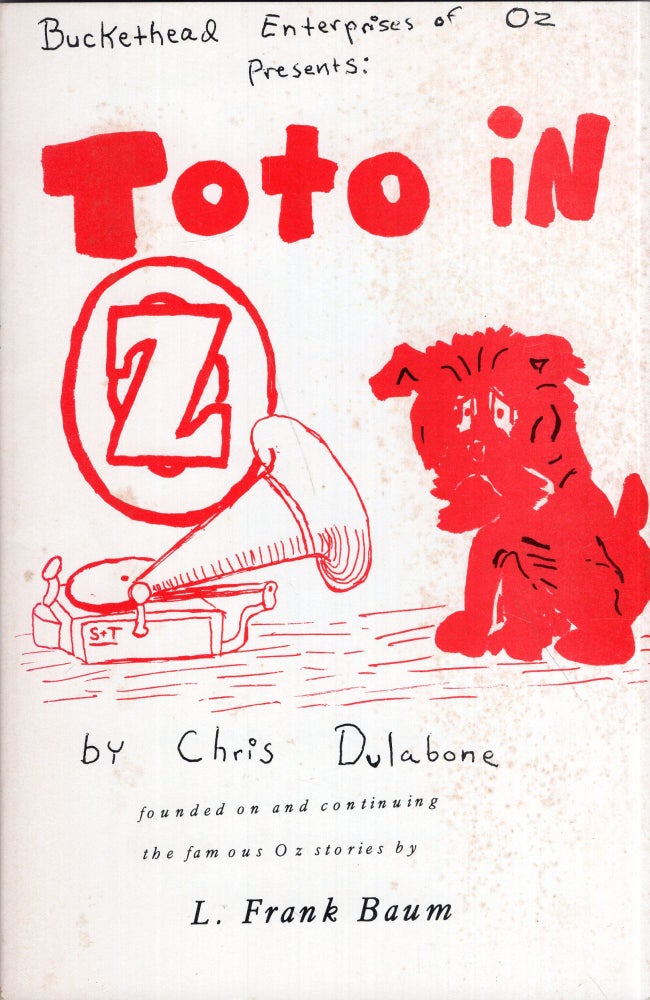 Item #291407 Toto in Oz by Chris Dulabone, softcover, 1986. Chris Dulabone.