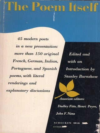 Item #291693 The Poem Itself. Stanley Burnshaw