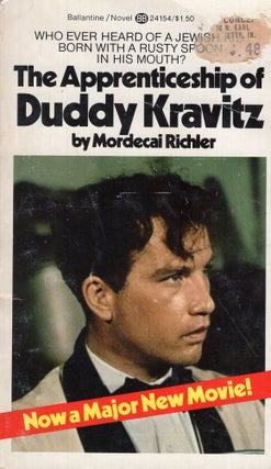 Item #292530 The Apprenticeship of Duddy Kravitz. Mordecai Richler