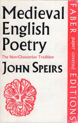 Item #293467 Medieval English Poetry. John Speirs