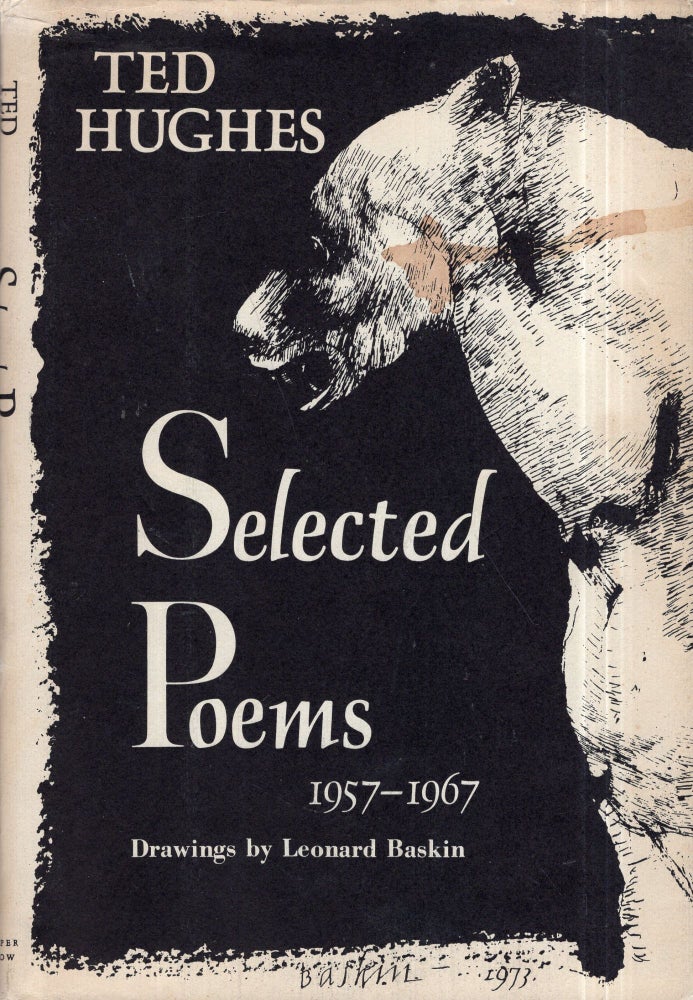 Item #293687 Selected poems, 1957-1967. Ted Hughes.