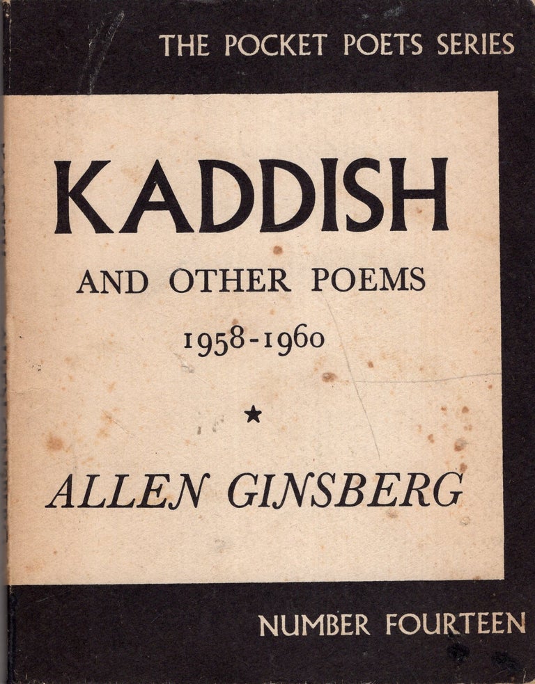 Item #294775 KADDISH AND OTHER POEMS 1958-1960, THE POCKET POETS SERIES - - NUMBER FOURTEEN. Allen Ginsberg.