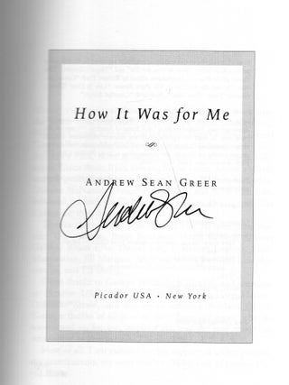 How It Was for Me: Stories