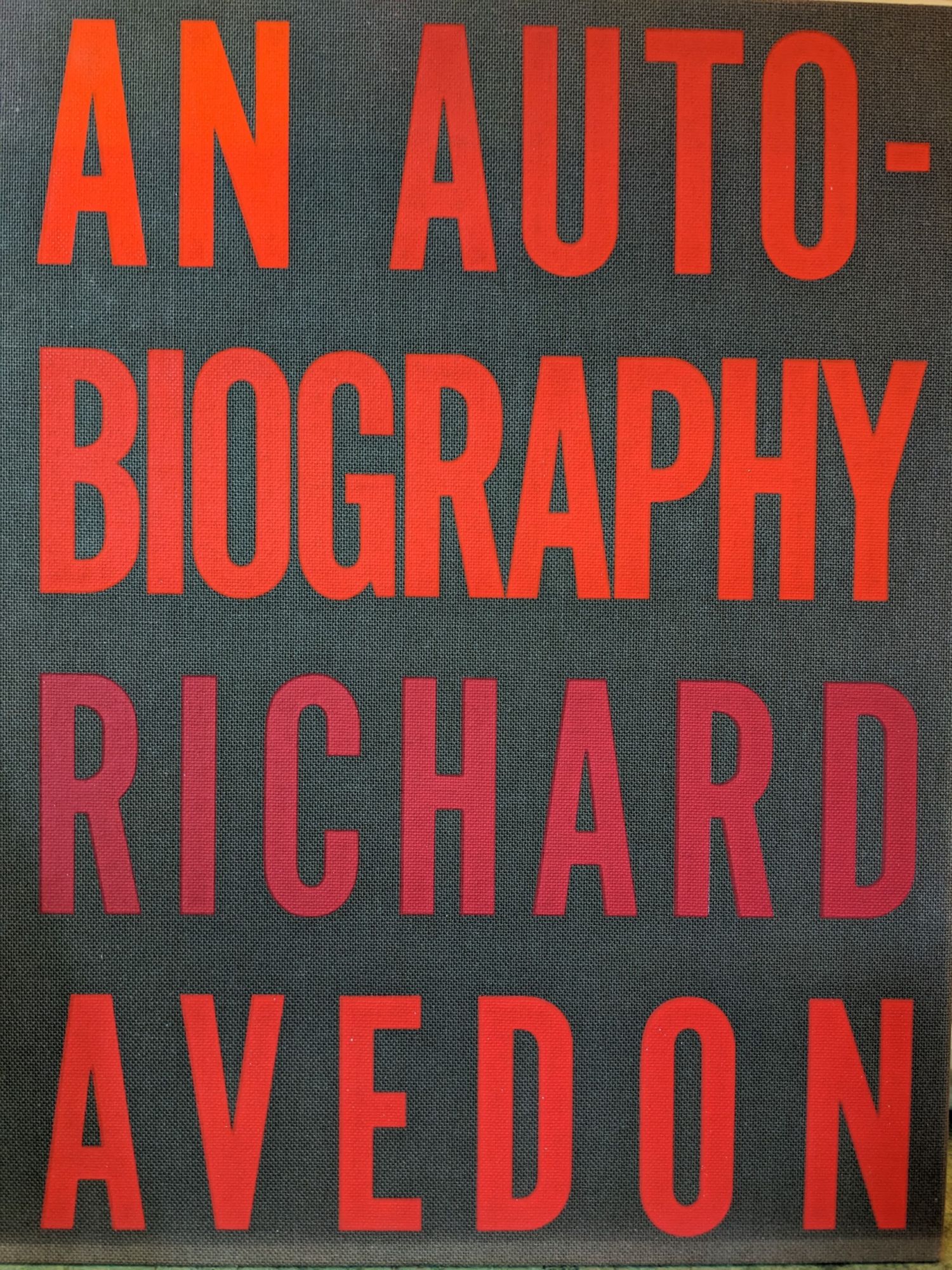An Autobiography by RICHARD AVEDON on A Cappella Books