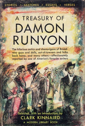 Item #300451 A Treasury of Damon Runyon (Modern Library, No. 53). Damon Runyon, Clark Kinnaird