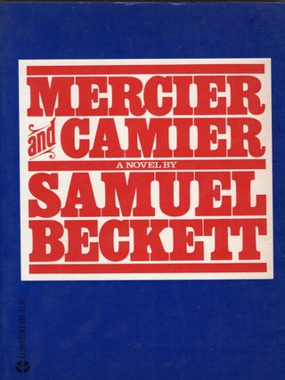 Item #300555 Mercier and Camier. Samuel Beckett