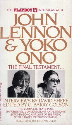 Item #300977 The Playboy Interviews with John Lennon & Yoko Ono: The Final Testament (The...