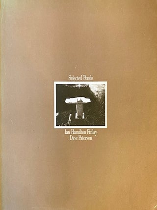 Item #303262 Selected Ponds. Ian Hamilton Finlay