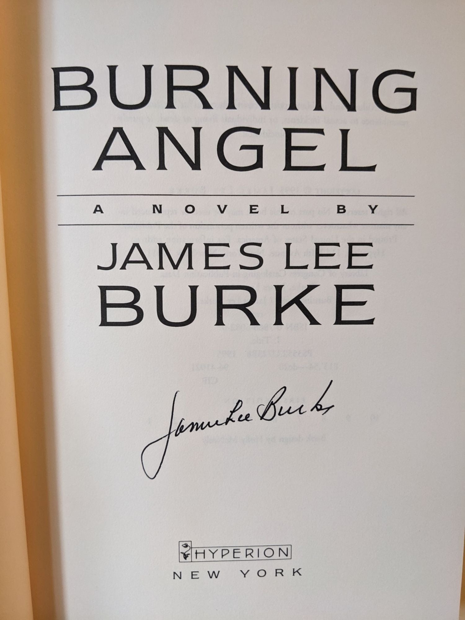 Burning Angel Dave Robicheaux Mysteries by James Lee Burke on A Cappella  Books