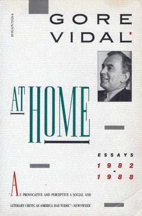 Item #303550 At Home: Essays 1982-1988. GORE VIDAL