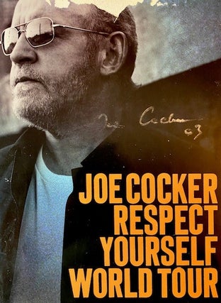 Item #303762 Joe Cocker Respect Yourself World Tour (tour booklet). Cocker