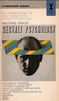 Item #306047 Gestalt Psychology. Wolfgang Kohler
