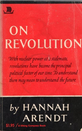 Item #306568 On Revolution. Hannah Arendt
