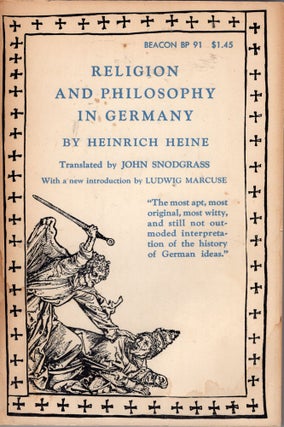 Item #306817 Religion and Philosophy in Germany. Heinrich Heine, John Snodgrass