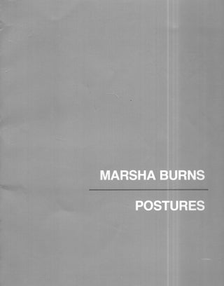 Item #312434 Postures: The studio photographs of Marsha Burns. Marsha Burns, Dave Featherstone