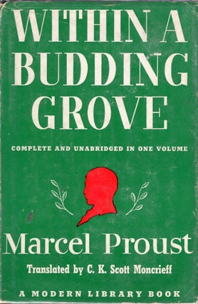 Item #313485 Within a Budding Grove. Marcel Proust