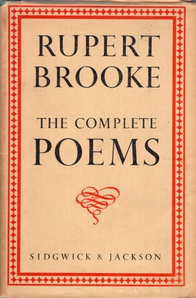 Item #313773 The Complete Poems. Rupert Brooke