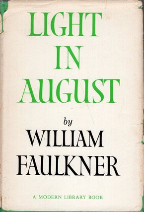 Item #315492 Light in August. William Faulkner