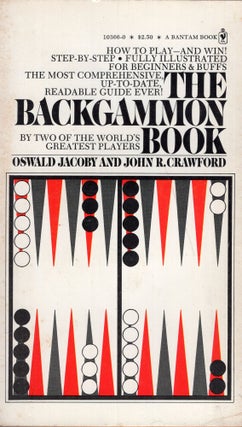 Item #317143 Backgammon Book. Oswald Jacoby, John R. Crawford