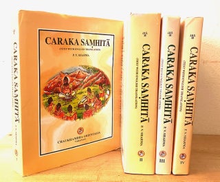 Item #321124 Caraka Samhita, 4 vols. (Sanskrit and English Edition) by Priya Vrat Sharma...