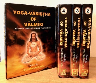 Item #321129 Yoga-Vasistha of Valmiki: Sanskrit Text and English Translation (4 Volume Set). Ravi...