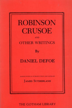 Item #321508 Robinson Crusoe and Other Writings. Daniel Defoe