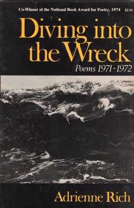 Item #321735 DIVING INTO THE WRECK. ADRIENNE RICH