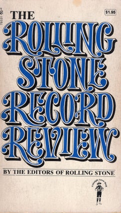 Item #322015 The Rolling Stone Record Review. The Stone, of Rolling