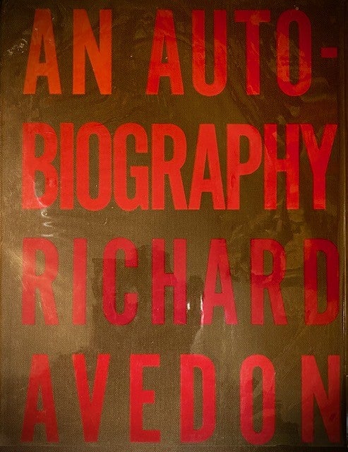 単品配送Richard Avedon: An Autobiography [Inscribed & Signed] アート写真