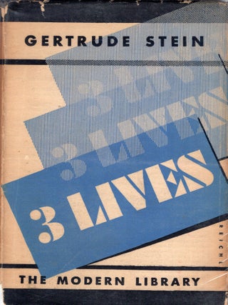 Item #334760 3 Lives. Gertrude Stein