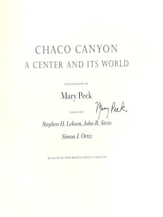 Chaco Canyon: A Center and Its World