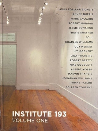 Item #341379 INSTITUDE 193 VOLUME ONE. Phillip March Jones, Chase Martin
