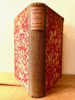 Item #345316 Prejudices Fifth Series. H. L. Mencken
