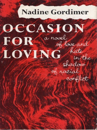 Item #352594 Occasion For Loving. Nadine Gordimer
