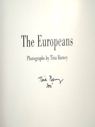 Item #360626 Tina Barney: The Europeans