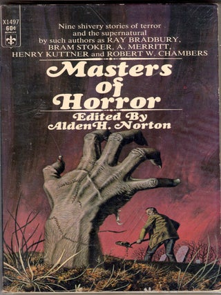 Item #361725 Masters of Horror. Alden H. Norton