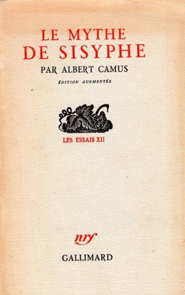 Item #402722 Le Mythe De Sisyphe. Albert Camus